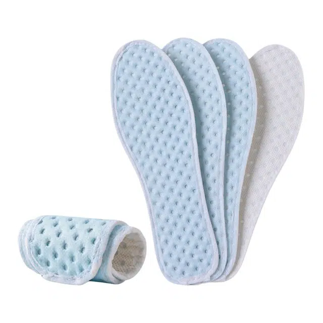 足印部落 单鞋专用夏季超薄一次性冰感透气光脚神器干爽舒适不粘脚上班族清凉吸汗防臭 植物香型 鞋垫 男女同款情侣款