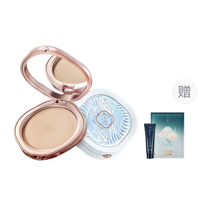 花西子 玉妆出行组合/蜜粉粉饼气垫定妆遮瑕化妆品彩妆套装礼盒 修饰肤色