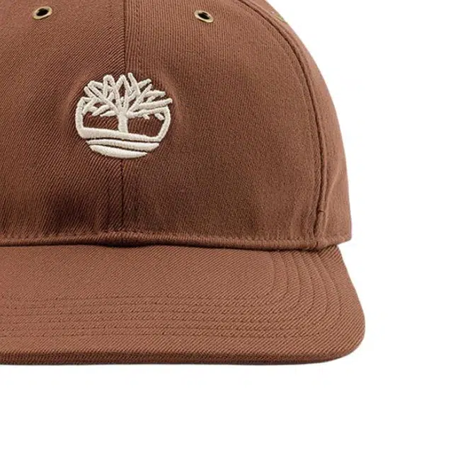Timberland Logo Cap Brown Red