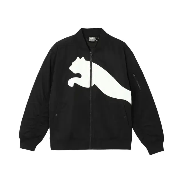 PUMA Logo Bomber Jacket Black