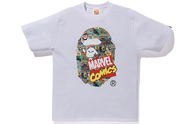 A BATHING APE Bape Marvel T