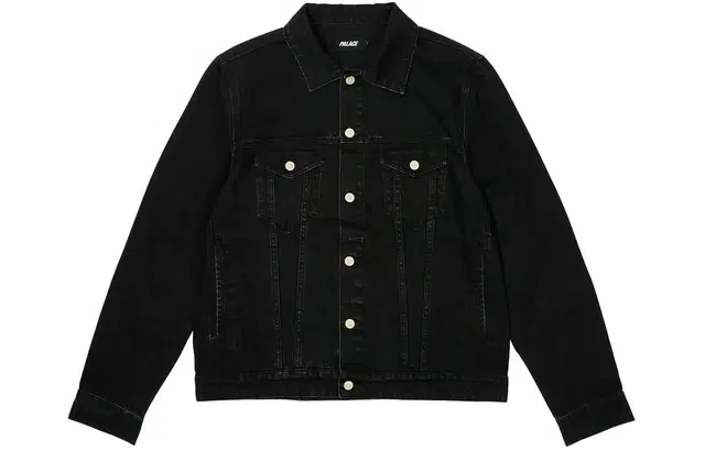 PALACE SS24 TYPE P JACKET BLACK STONE WASH