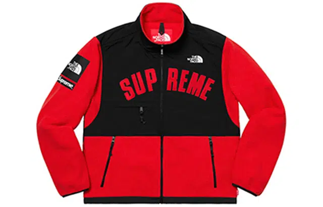 Supreme x The North Face Fleece Jacket Red