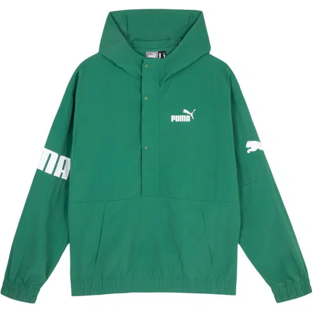 PUMA Hoodie Jacket Men's Dark Green