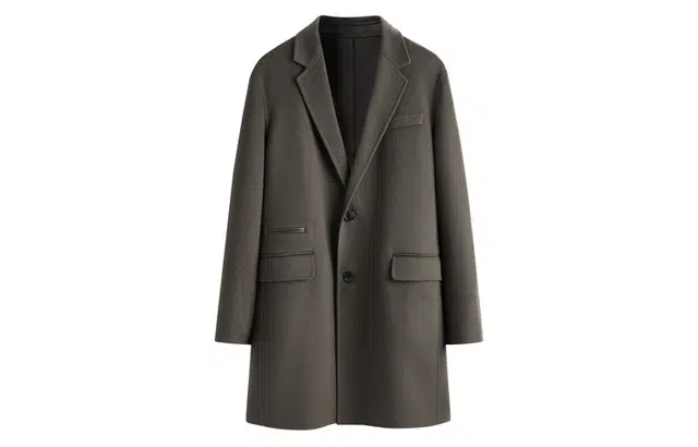 PEACEBIRD MEN Wool Coat