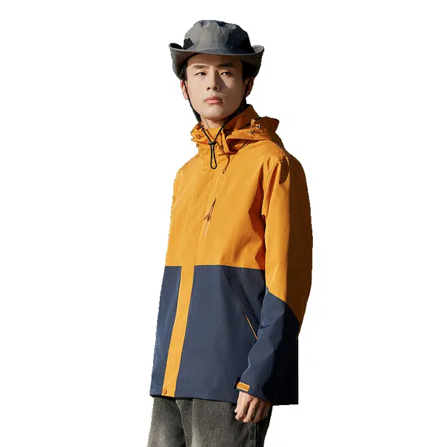 玉儿恋  登山户外连帽百搭  防水防风冲锋衣 男女同款