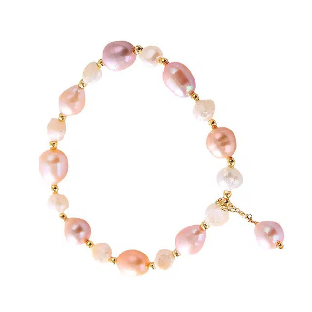 骊碧 香港轻奢高级感小众巴洛克轻奢高贵气质简约时尚高档浪漫表白仪式感 珍珠（人造） 手串 女款