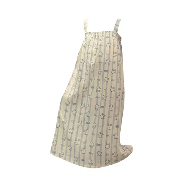 欧诗帛 带胸垫无袖吊带甜美可爱家居服可外穿睡裙 女款 图片色