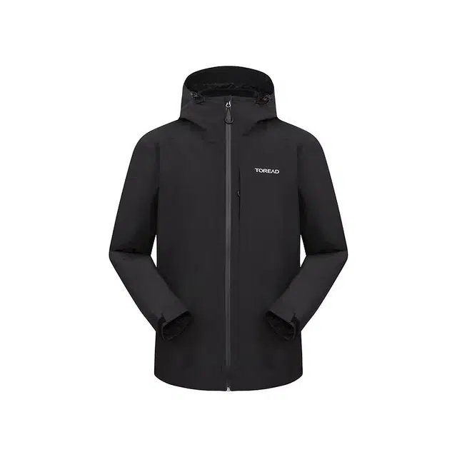 探路者  户外徒步抓绒内胆  防水防风保暖冲锋衣 男款