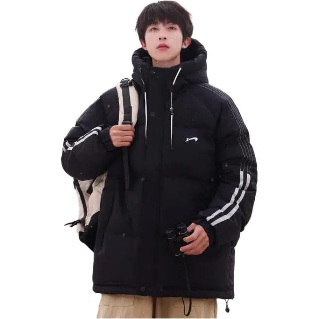 贵人鸟 保暖系列 耐磨防风宽松舒适羽绒服 男款