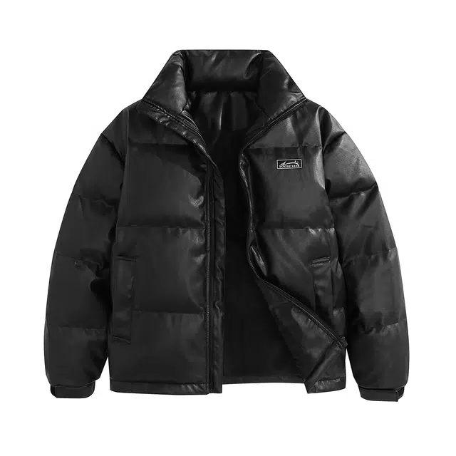 鸭鸭 新年战衣加厚保暖鸭绒休闲宽松立领无帽无性别羽绒服 男女同款