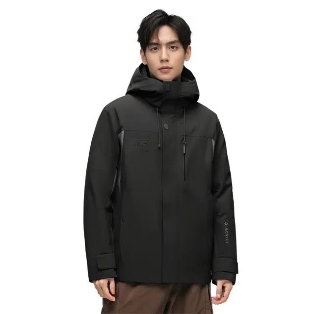 雅鹿 一衣三穿抗皱耐磨连帽可脱卸内胆羽绒服 男款