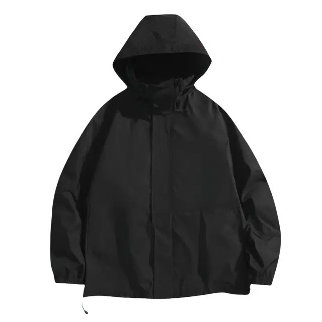 雅鹿 百搭连帽山系舒适防风防水拉链夹克外套 男女同款