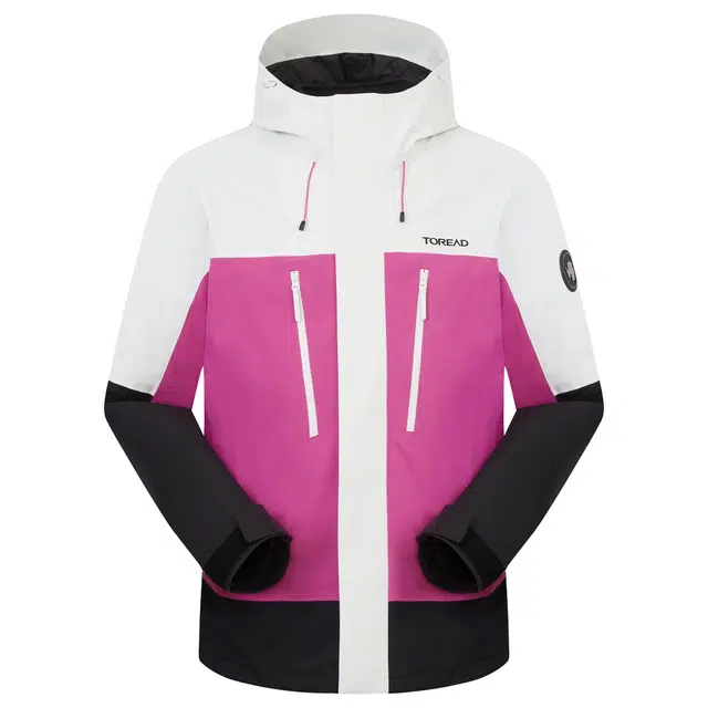 探路者  三合一加绒加厚户外抓绒拼色可脱卸帽拉链  防水防风保暖冲锋衣 男款