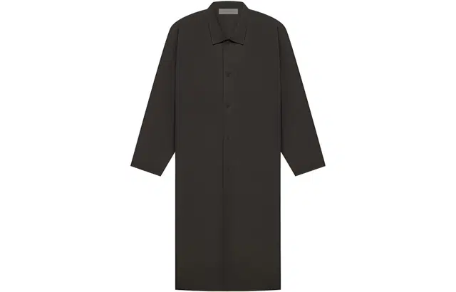 Fear of God Essentials FW22 Long Coat Off Black
