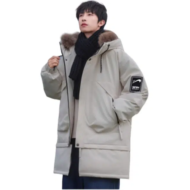 贵人鸟 保暖系列 舒适防风耐磨羽绒服 男款
