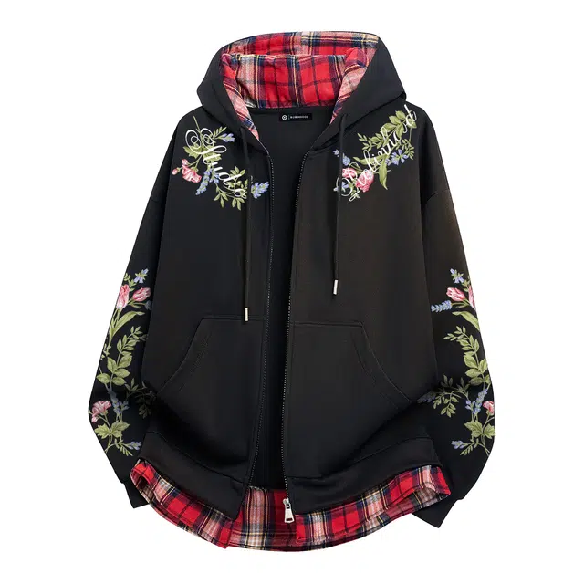 ROBINHOOD Classic Plaid Hoodie