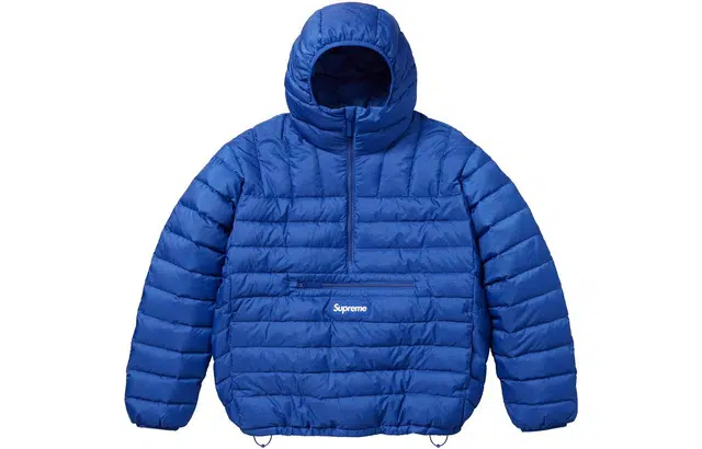 Supreme Micro Down Half Zip Hooded Pullover