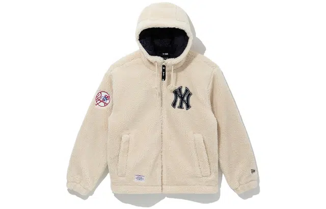 New Era x MLB SS23 Yankees Ivory Jacket