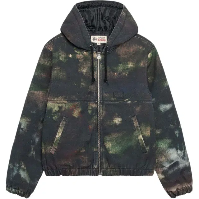 Stussy Work Jacket Stenpat Camo