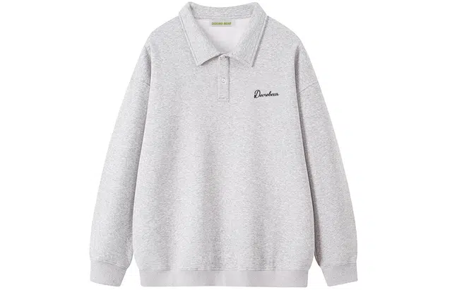 萌芽熊 美式复古高街品牌字母宽松运动休闲日常通勤时尚百搭落肩长袖卫衣 男女同款