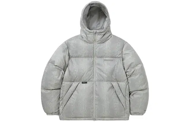 Thisisneverthat FW23 PERTEX DSN Hooded Down Jacket Grey