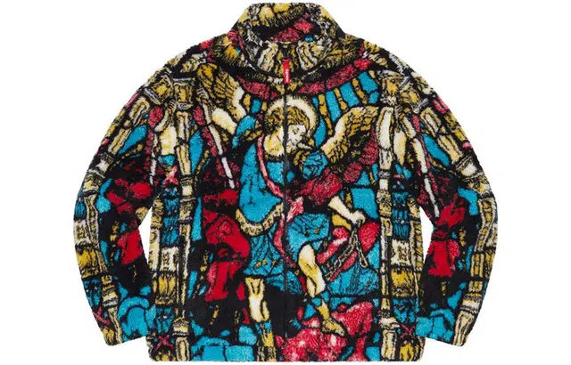Supreme Saint Michael Fleece Jacket