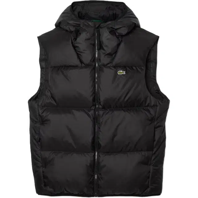 Lacoste Waterproof Vest Black