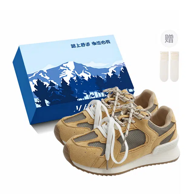 小鹿米利 复古小众圆头大头鞋阿甘鞋学院百搭休闲 防滑耐磨 低帮 板鞋 女