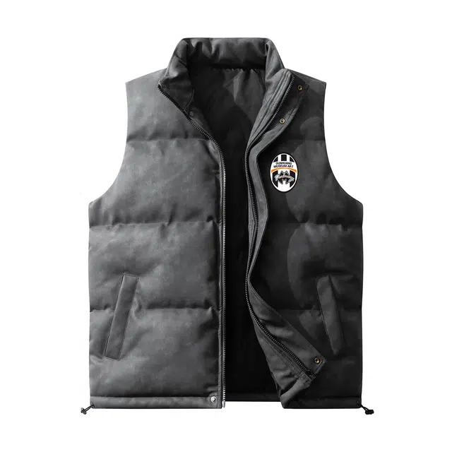 敦煌博物馆 防寒保暖图案印花机能百搭立领马甲 男女同款