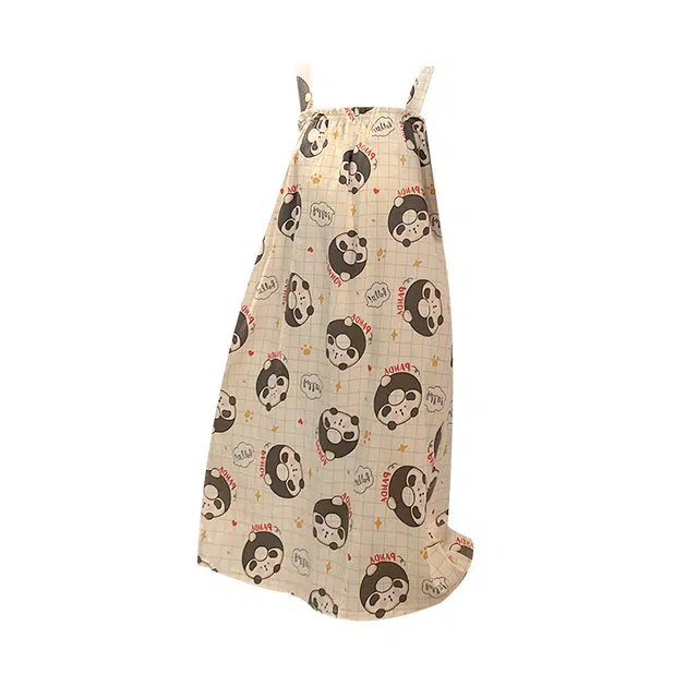 欧诗帛 带胸垫吊带甜美可爱学生可外穿家居服无袖睡裙 女款 图片色