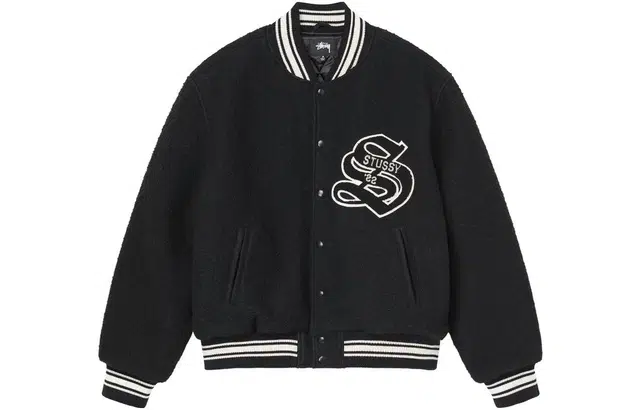 Stussy FW22 Casentino Wool Varsity Jacket