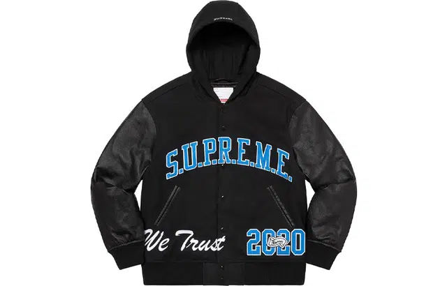 Supreme FW20 Week 9 King Hooded Varsity Jacket