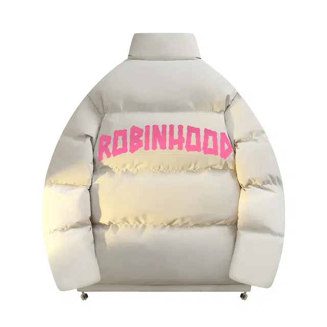 ROBINHOOD Retro Logo Down Jacket