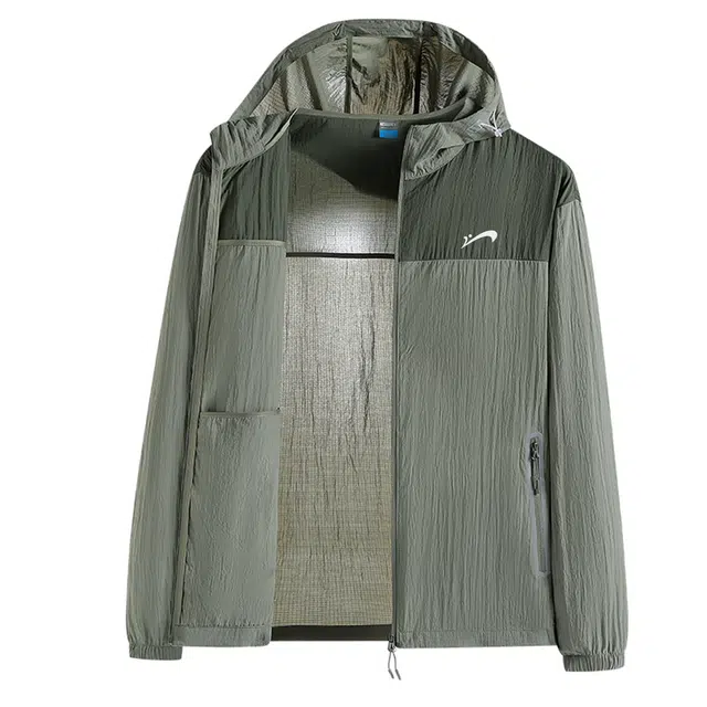 贵人鸟 户外运动宽松休闲薄款拼色防晒皮肤衣 男女同款