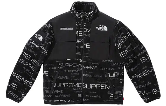 Supreme Week 9 x The North Face FW21 TNF Steep Tech Fleece Jacket Logo