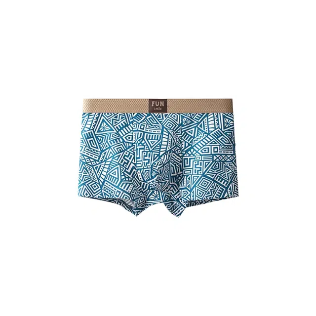 对你的私语 抑菌底裆透气宽松平角内裤 男款 组合装