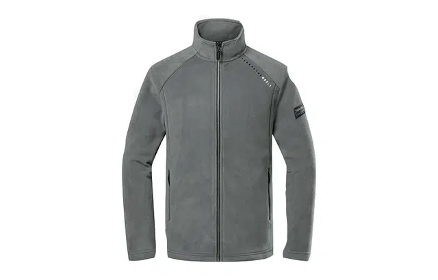 探路者 抓绒户外防风保暖摇粒绒夹克外套 男款