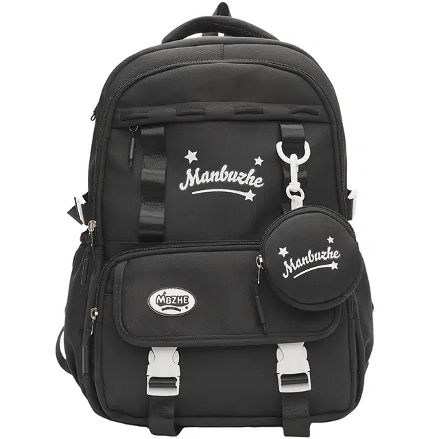 醇龙 学院风撞色高中学生初中女生减负旅行 尼龙 双肩包 常规 女款 多色