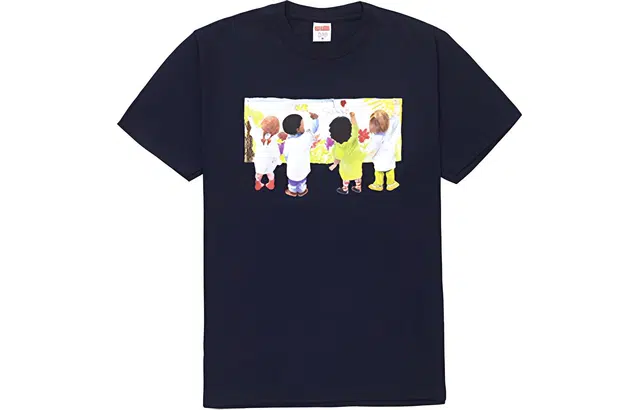 Supreme SS19 Kids Tee Navy T