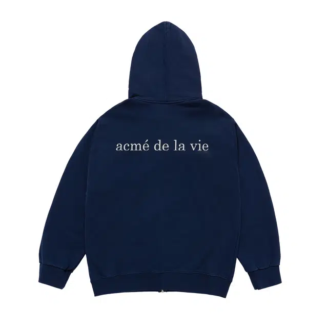 acme de la vie ADLV FW24 Zip Hoodie Navy