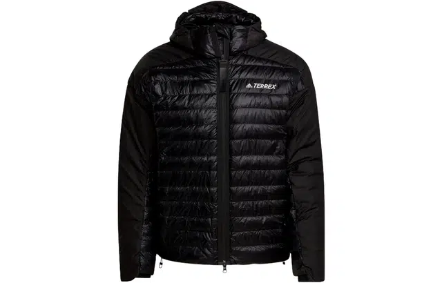 adidas Myshelter Down Hooded Jacket Logo