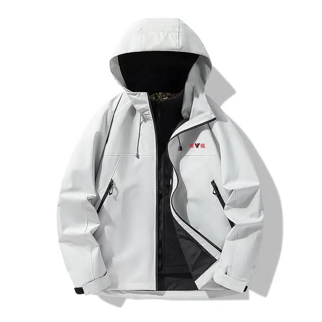 雅鹿  厚实时尚户外运动登山服  防水防风透气冲锋衣 男女同款