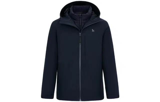 HAZZYS Casual Warm Hooded Down Jacket Men