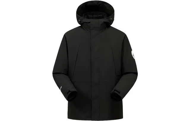 鸭鸭 撞色连帽羽绒服 男款