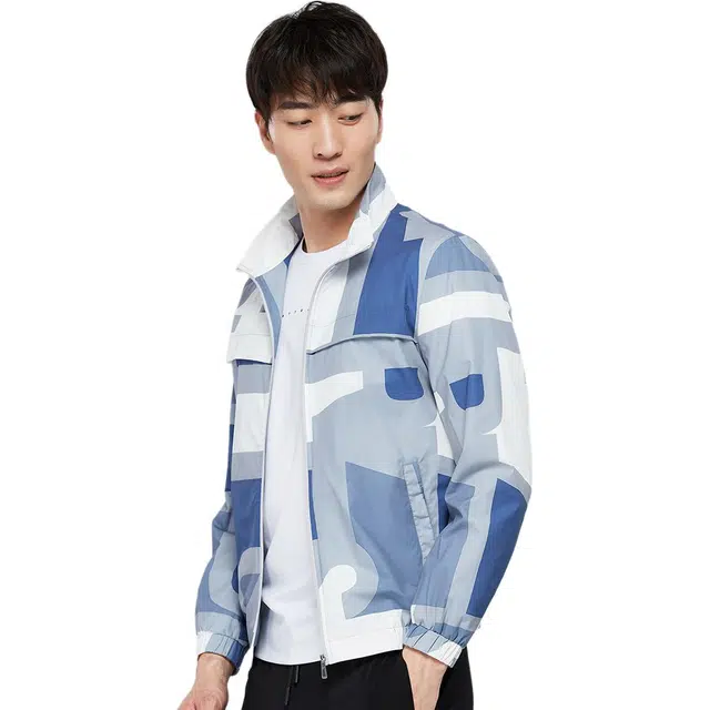 才子 舒适透气时尚夹克外套 男款