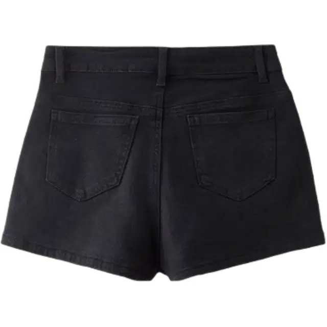 三福 拉链通勤休闲牛仔短裤 女款