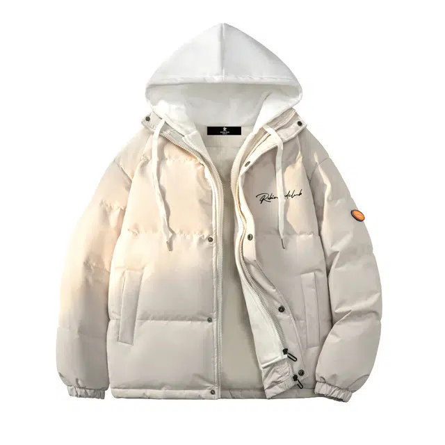 ROBINHOOD Vintage Signature Hoodie Down Jacket