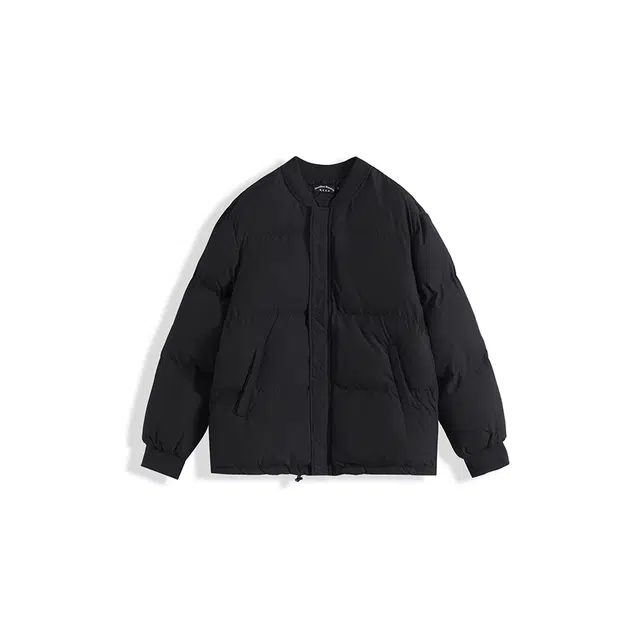 我是大卫 纯色基础款面包保暖休闲棉服外套 男女同款