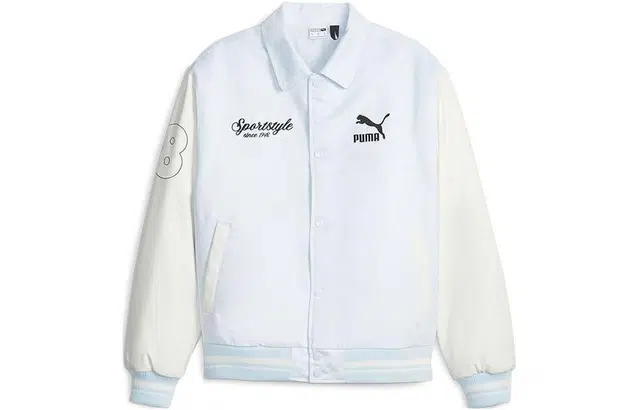 PUMA Colorblock Letter Print Jacket